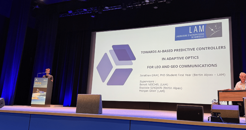 jonathan dray presentation about ai for free space optics communications