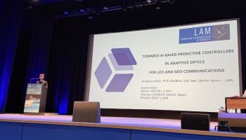 jonathan dray presentation about ai for free space optics communications